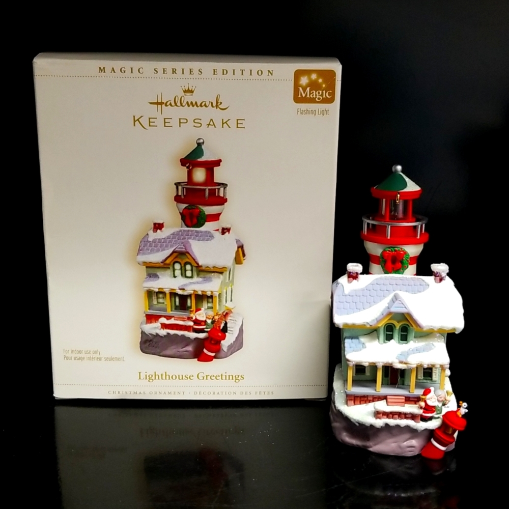 Hallmark Keepsake Lighthouse Greetings 2006 John Collins Francis Magic Series